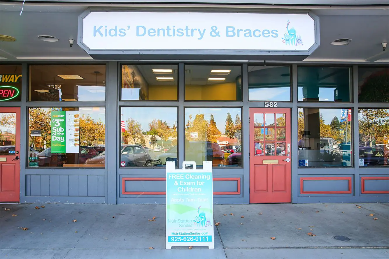 The Muir Station Smiles storefront in Martinez